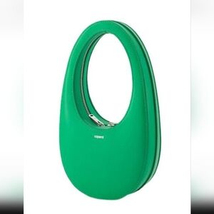 NWT Coperni MINI SWIPE Green Leather Hobo Handbag-$740